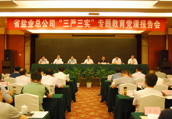 省公司黨委舉行“三嚴三實”專題教育黨課報告會 
